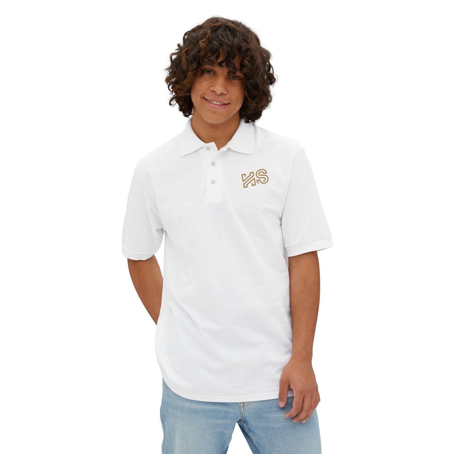 Hussle Emblem Piqué Polo