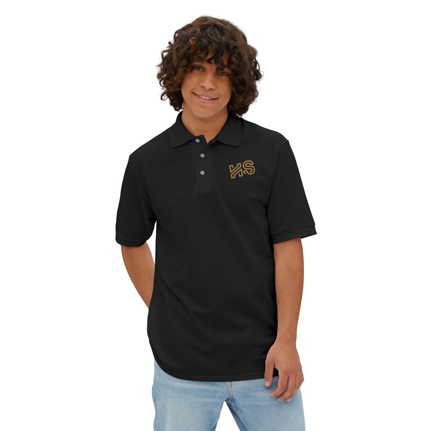 Hussle Emblem Piqué Polo