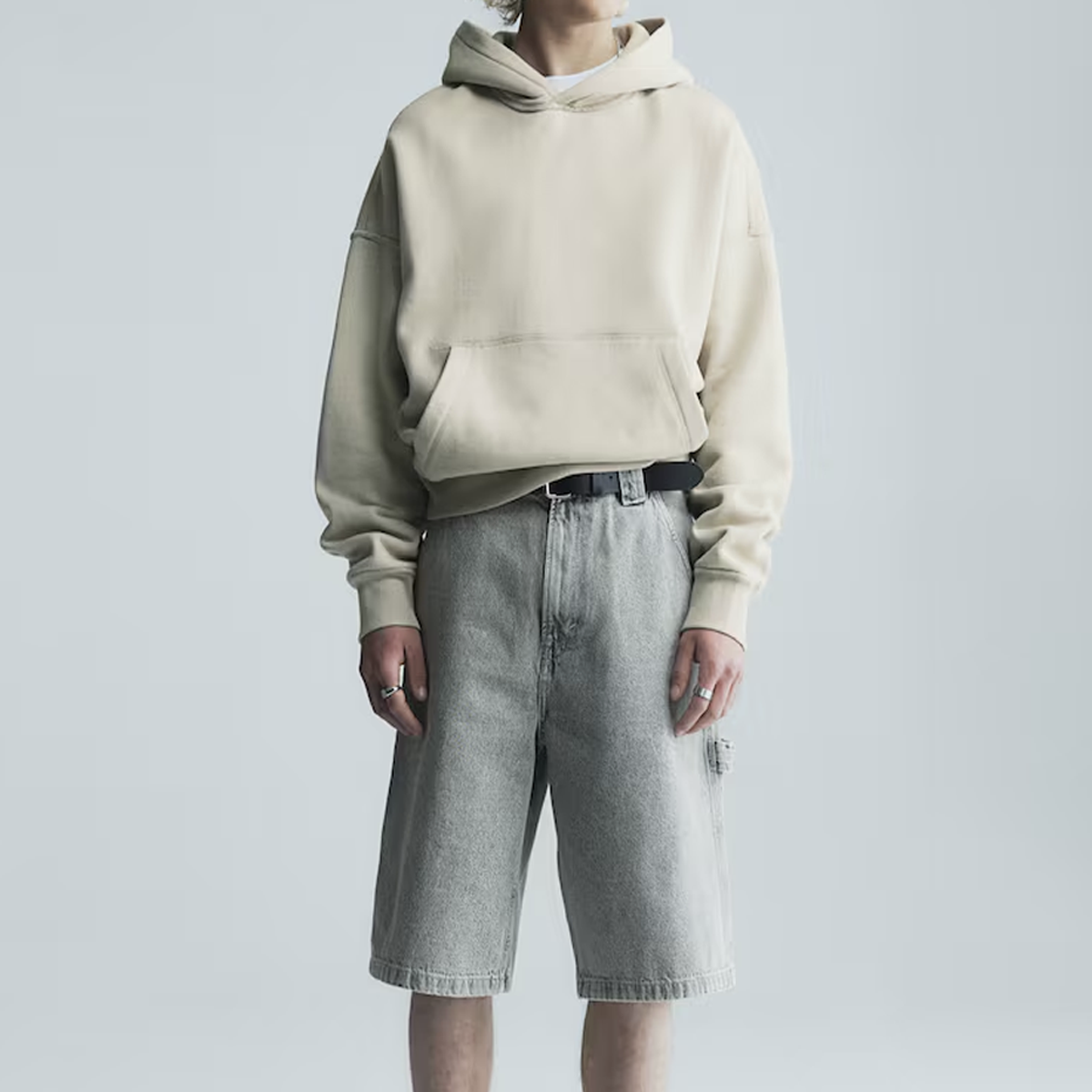 Hussle Varsity Essentials Boxy Fit Hoodie