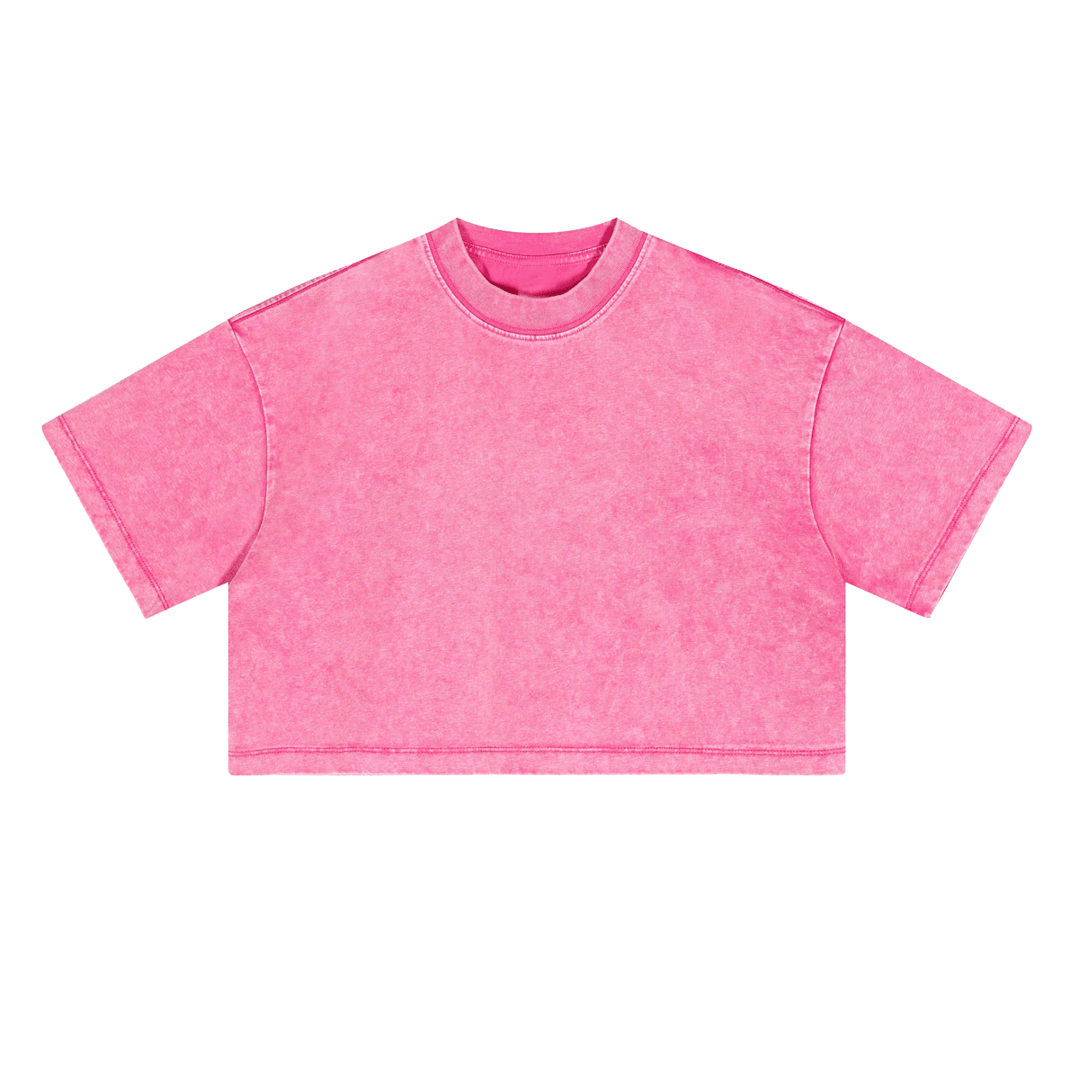Hussle Varsity Essentials Loose-Fit Cropped Crewneck T-Shirt