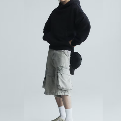 Hussle Varsity Essentials Boxy Fit Hoodie