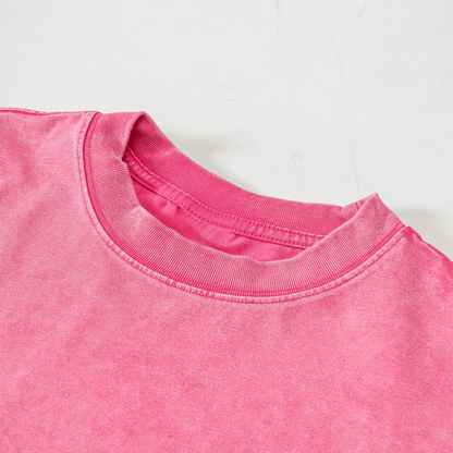 Hussle Varsity Essentials Loose-Fit Cropped Crewneck T-Shirt
