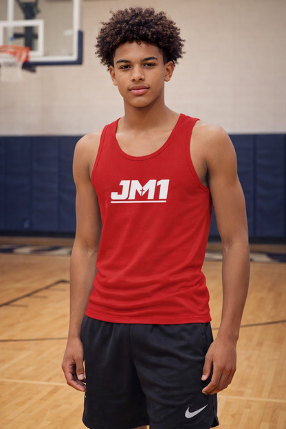JM1 Collection Men's Tank Top (White Logo)